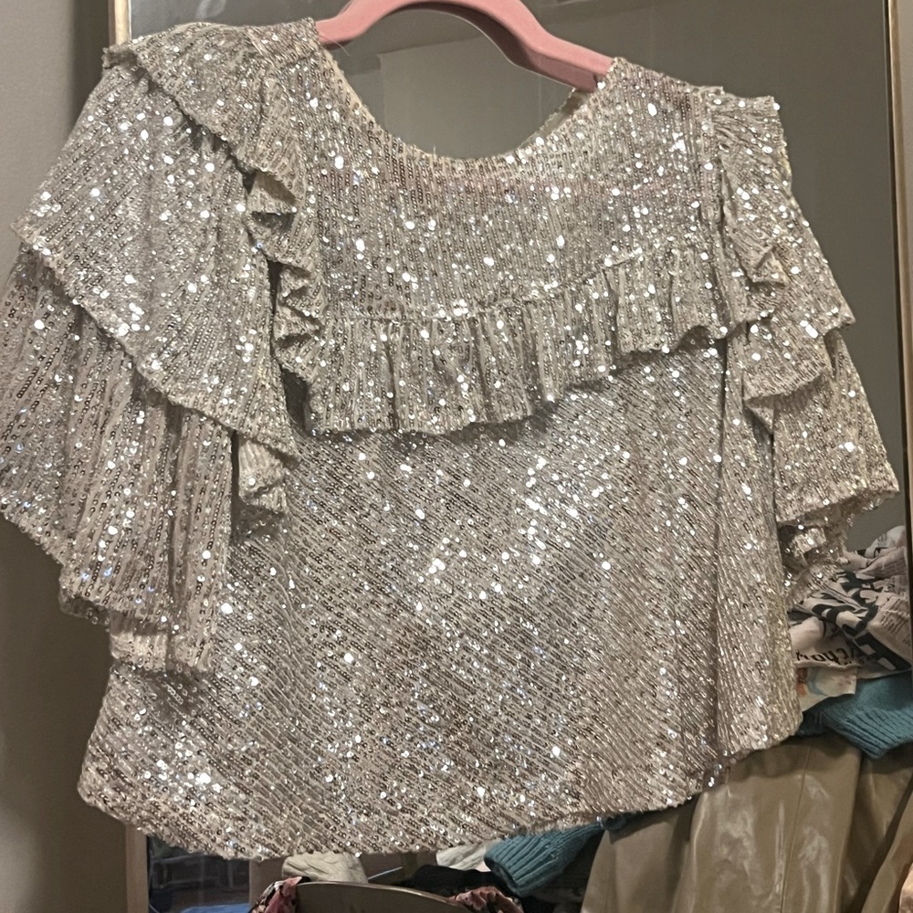 Free People sequin top
